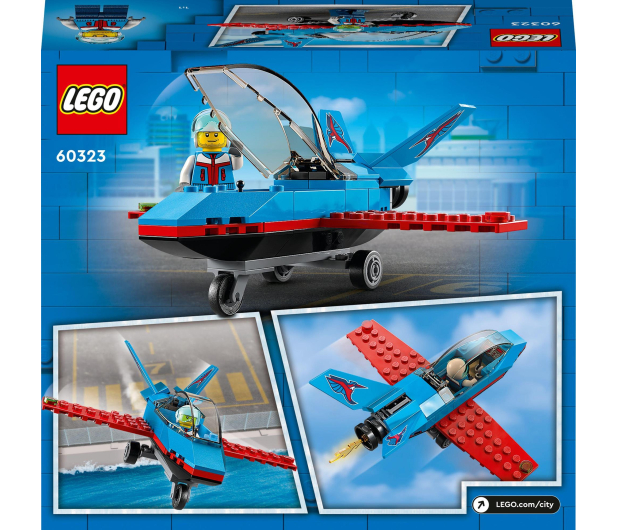 LEGO City 60323 Samolot kaskaderski - 1032215 - zdjęcie 6